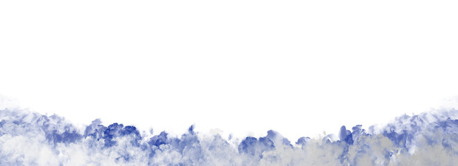 Light Blue color gradient smoke transparent backgrounds