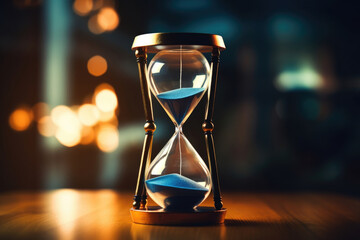 An empty hourglass representing the fleetingness of time and the importance of making the most of your opportunities and resources