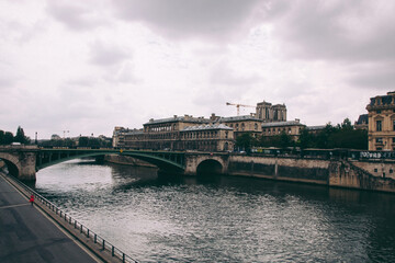 Fototapeta premium bridge over the river