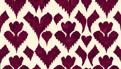seamless pattern with  ikat