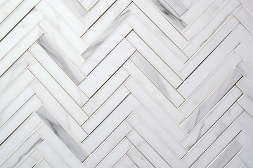 marble chevron tile wall detail for interior design