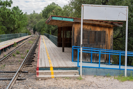 Estaci&oacute;n de tren en Barrancas del cobre