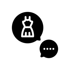 chat glyph icon