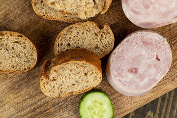 soft fresh bread with the addition of various grains and cereals