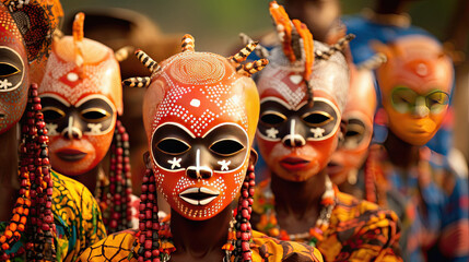 mask carnival face art mockup beauty festival