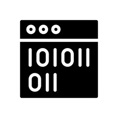 binary glyph icon