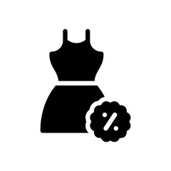 dress glyph icon