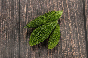 Green raw bitter lemon vegetables