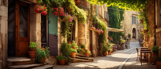 Fototapeta na wymiar Beautiful old town of Provence