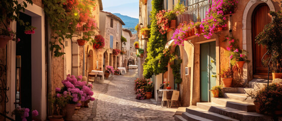 Fototapeta na wymiar Beautiful old town of Provence