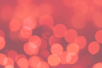 red photo of background, colored blur texture round bokeh, defocused abstract christmas, wedding...