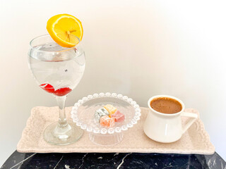 Special coffee presentation service for Turkish guests