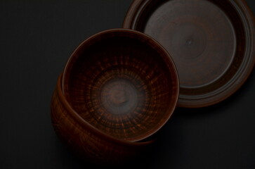 a set of ceramic plates