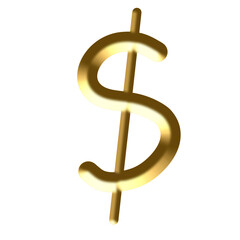 golden dollar sign