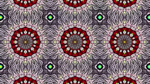 Caleidoscopio con mattonelle di mandala