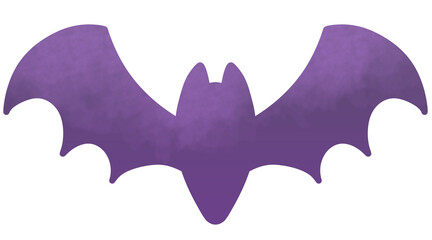 紫色のコウモリ