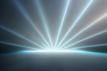 Abstract white background for product presentation. Generative AI