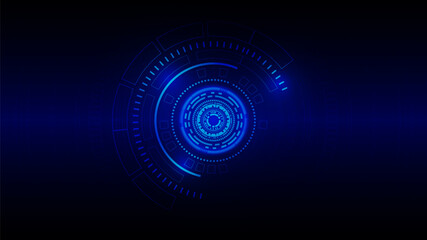 technology background with hi-tech digital