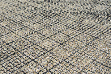 Ground reinforcement grids gravel grass plastic eco paving car drive park