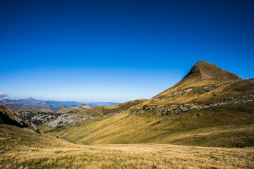 Fototapeta premium Summer landscape in the mountains of Navarra, Pyrenees, Spain