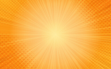 Fototapeta premium Abstract gradient yellow comic background