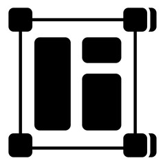      Modern style icon of transformation tool 