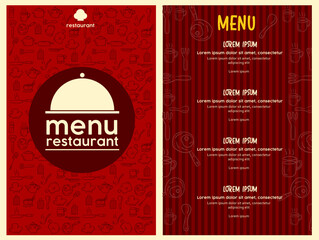 restaurant menu design
