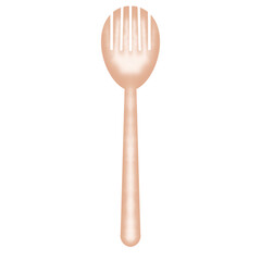 wooden fork isolated,  equipment for cooking