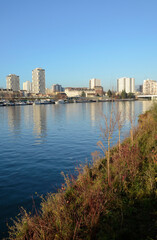 p&eacute;niche, la seine, Choisy le Roi, r&eacute;gion Ile de France, 94, Val de Marne, France