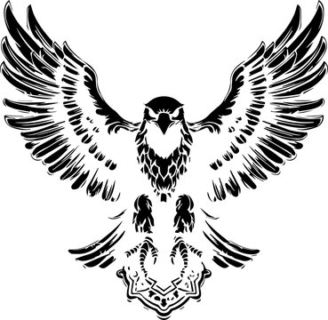 Peregrine Tattoo | A peregrine falcon tattoo design, based o… | Flickr