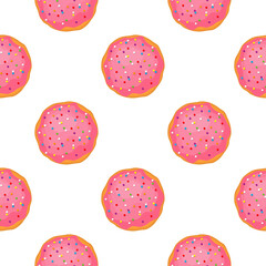 Pattern homemade cookie different taste in pastry biscuit