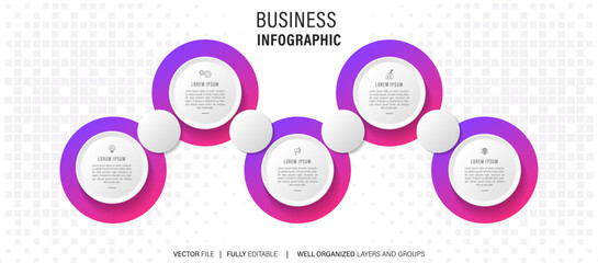 Vector abstract element timeline infographics.
