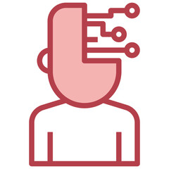 CYBERNETICS line icon,linear,outline,graphic,illustration