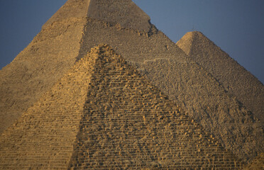 AFRICA EGYPT CAIRO GIZA PYRAMIDS