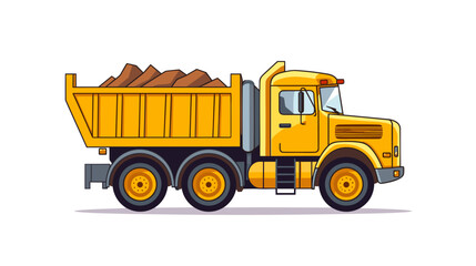 Truck drawing on white background vector © Dzmitry