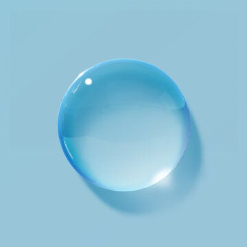Water collection. 3d render