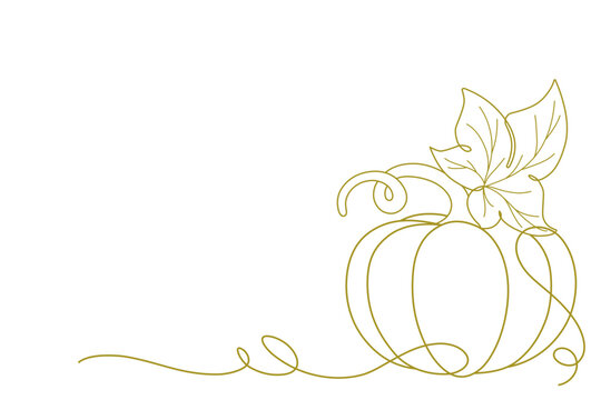 recommend clip art: pumkins line art style. organic vegetable harvest garden. thanksgiving, halloween element vector	