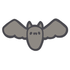 cute bat Halloween Clipart 