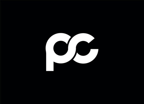 PC Letter logo design and company logo