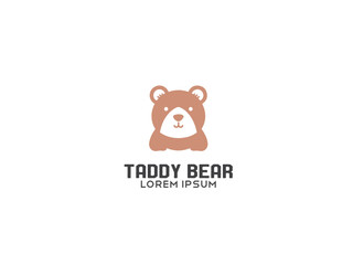 Fototapeta premium Teddy bear Logo Vector Art, Icons, and Graphics for vector, vector and illustration,