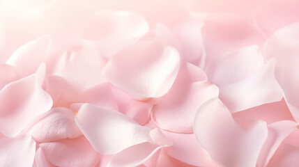  Elegant Rose Petals on a Soft Pink Background