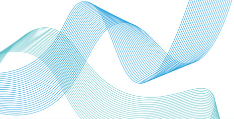  abstract wave background Vector abstract line art wavy flowing dynamic on white background,