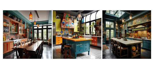 style eclectic kitchen interior design