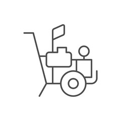 Industrial high pressure washer icon