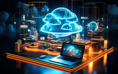 Data Center and Cloud Technology: Connected Devices via the Internet