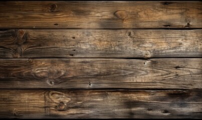 Obraz na płótnie Canvas Dark brown wooden plank background, wallpaper. Old grunge dark textured wooden 