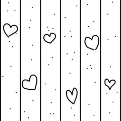 background with hearts, strips and dots or dust 
