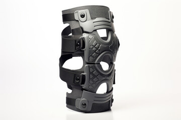 Male Knee Brace On White Background
