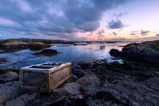 Seascape. Dungloe coast landscape. Donegal. Ireland