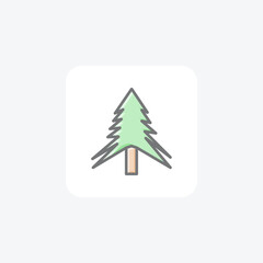 Fototapeta premium Heritage Homestead Holidays Christmas Tree icon